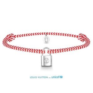 LOUIS VUITTON x UNICEF Sterling Silver Bracelet